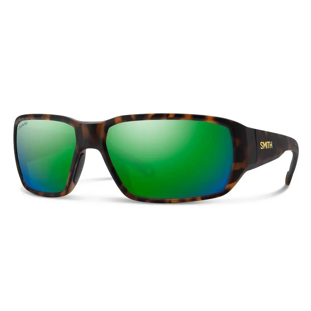 Smith Hookset Sunglasses - 2026 - Matte Tortoise W/chromapop Glass Green by Smith Optics