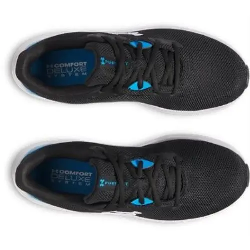 Under Armour shoes - BLACK-ELECTRIC BLUE-WHITE 1