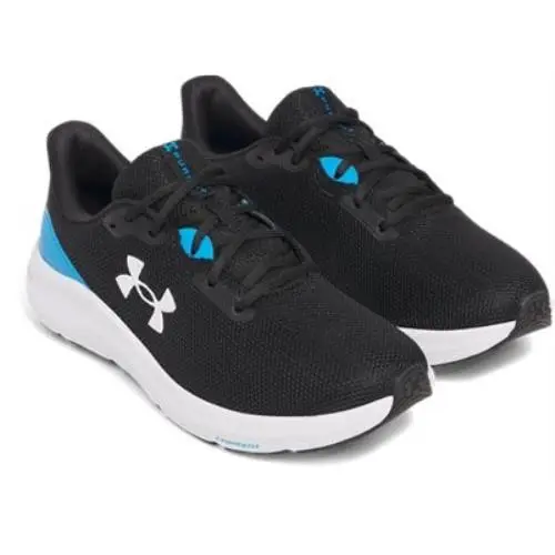 Under Armour shoes - BLACK-ELECTRIC BLUE-WHITE 2
