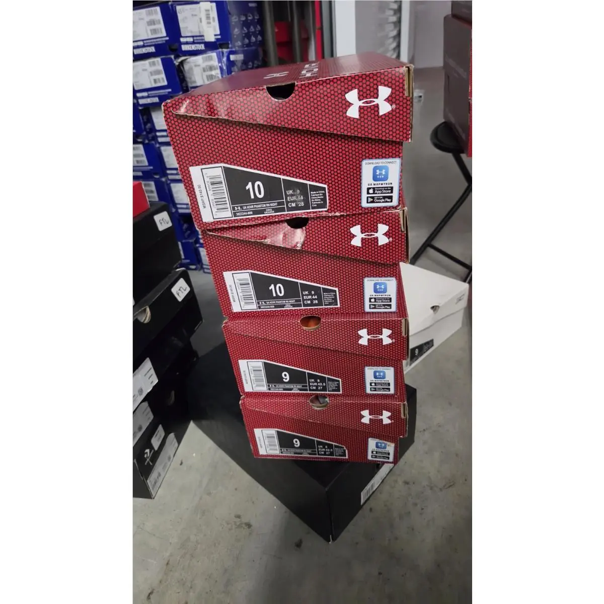 Under Armour shoes - Hovr Phantom RN Connected - 800 - 3023344 - Orange 28