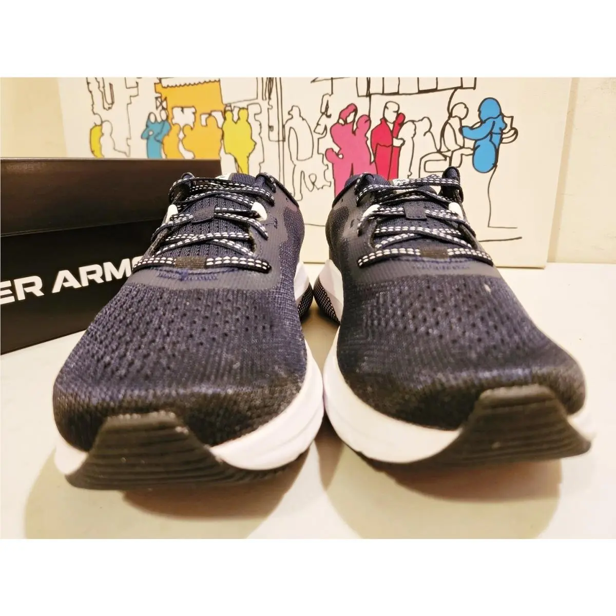 Under Armour shoes - HOVR Turbulence 2 - HOVR Turbulence - 3026520-402 - Midnight Navy (Blue) 2