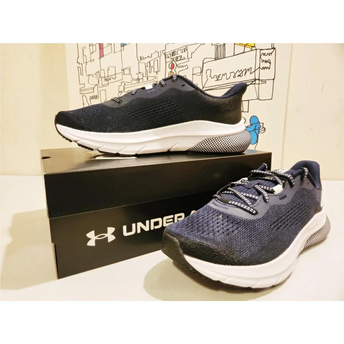 Under Armour shoes - HOVR Turbulence 2 - HOVR Turbulence - 3026520-402 - Midnight Navy (Blue) 6