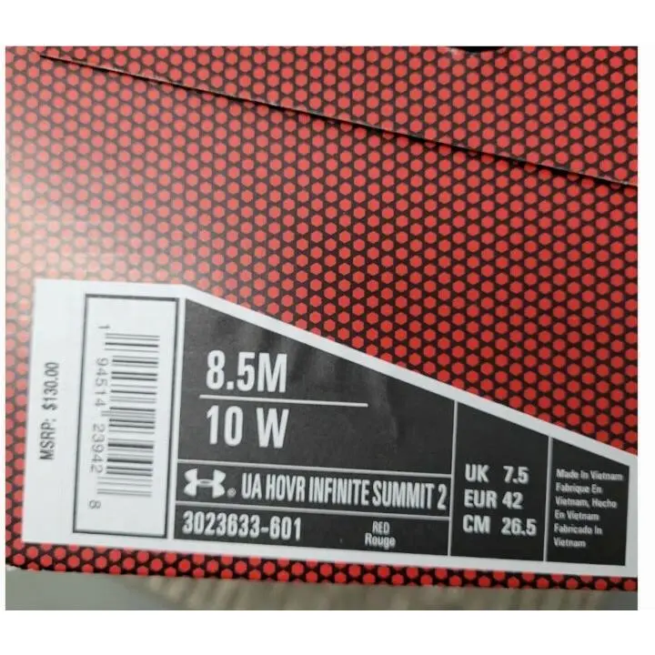 Under Armour shoes - Under Armour UA HOVR Infinite Summit 2 - 3023633 - Red 4