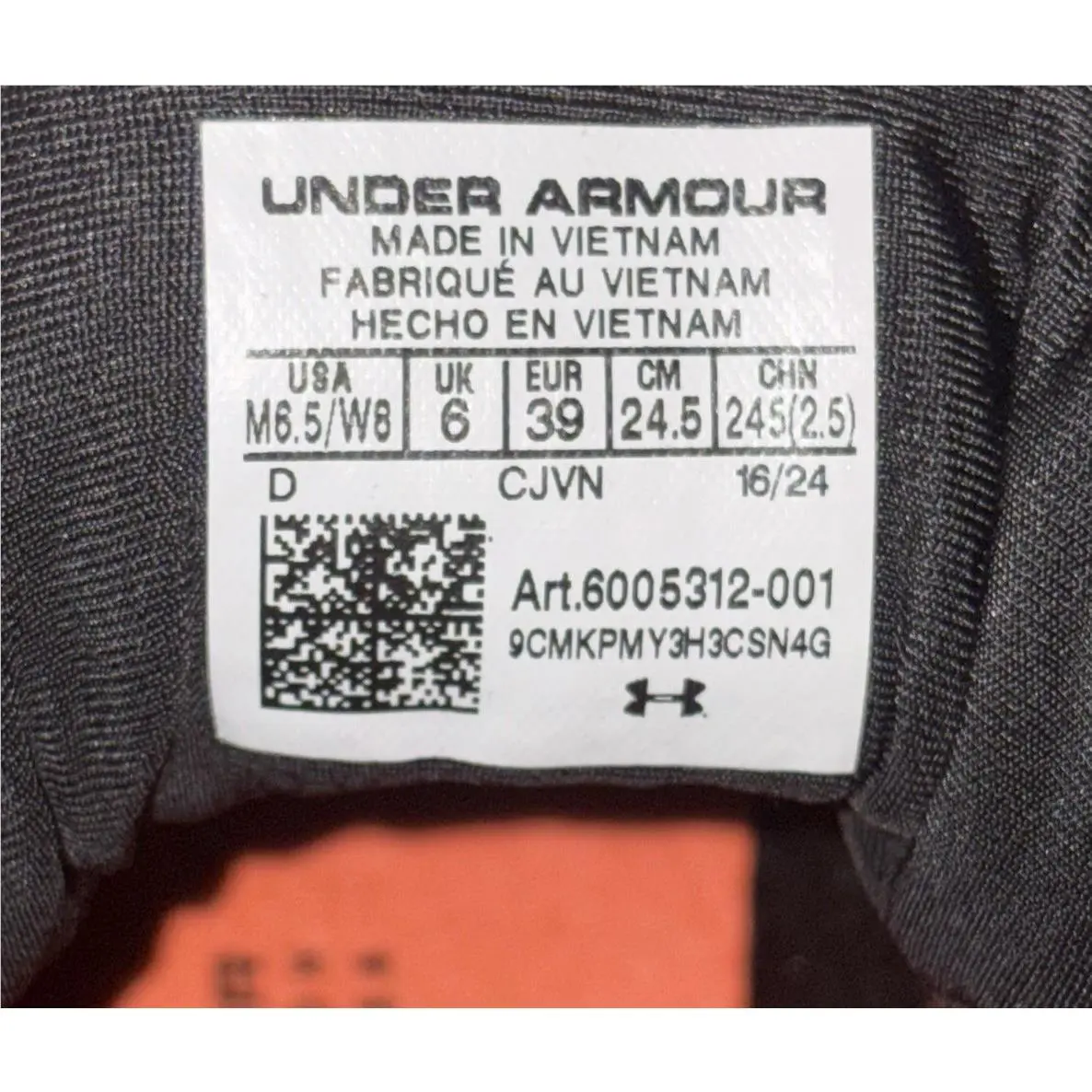 Under Armour shoes - 695 - 6005312 6005312-001 - Black 13
