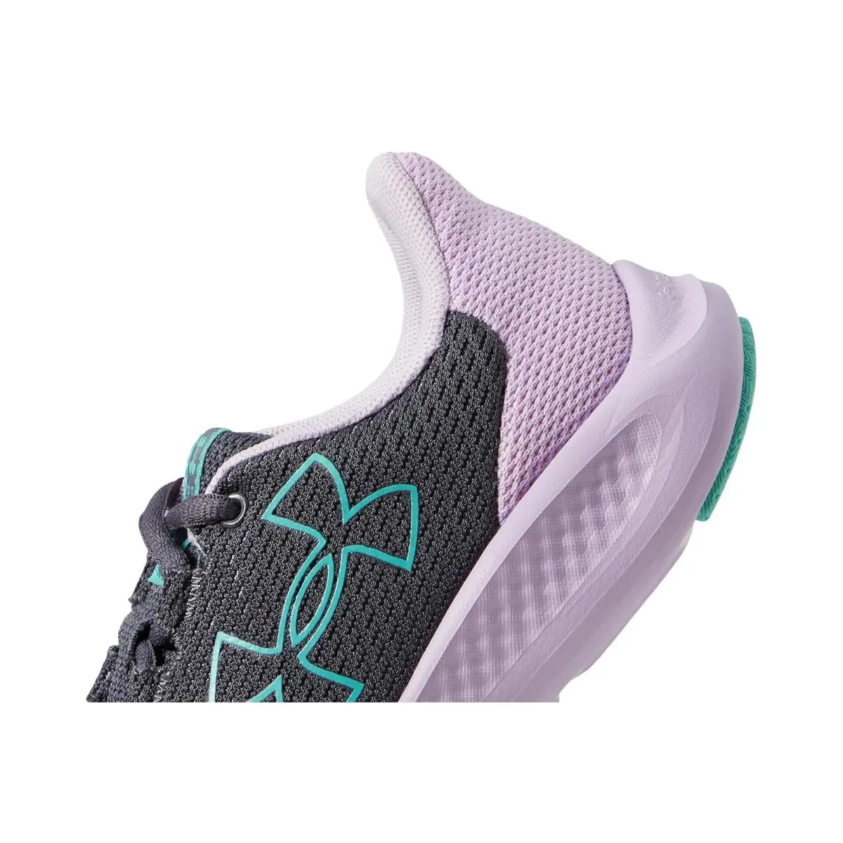 Under Armour shoes - Castlerock/Purple Ace/Radial Turquoise 3