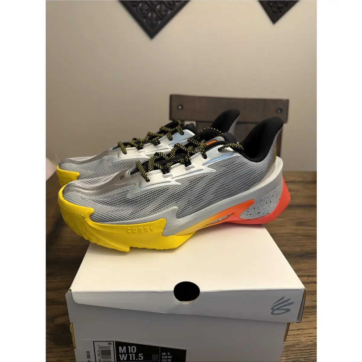 Under Armour shoes - Under Armour Curry Series 7 Unisex Basketball Shoes - 3027893-099 - Gray 1
