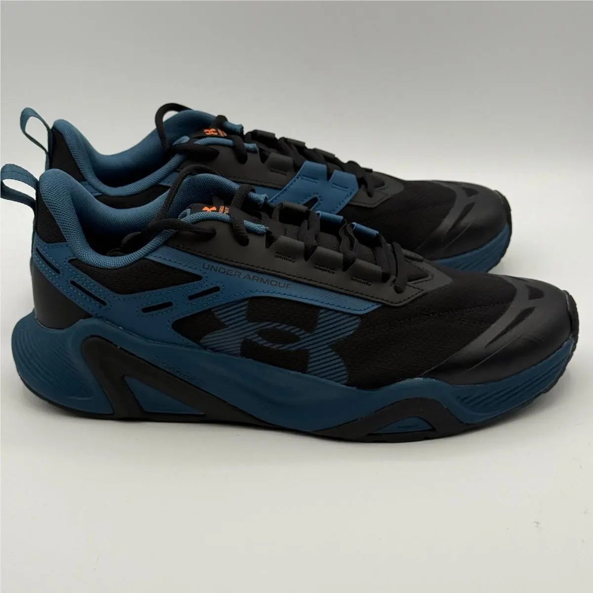 Under Armour Charged Commit TR 5 Shoes Mens Size 11.5 Blue Black 6007140-498