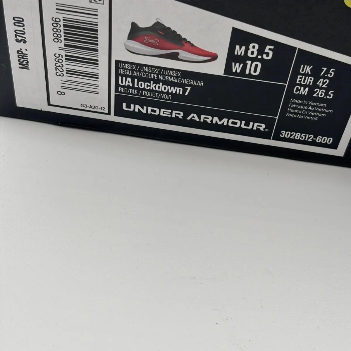 Under Armour shoes - UA Lockdown 7 - Lockdown - Red 0