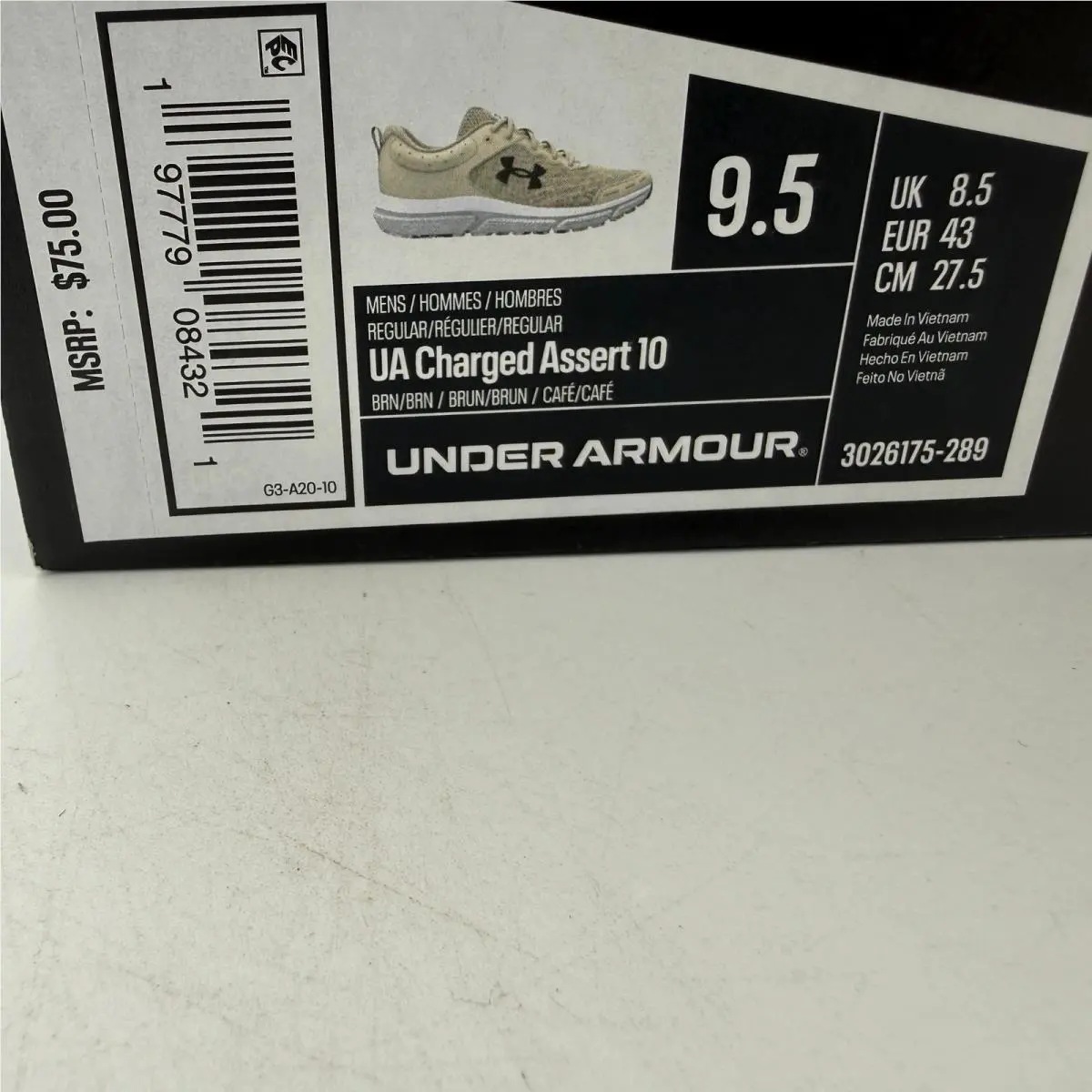 Under Armour shoes - Under Armour Charged Assert 10 - Brown 0