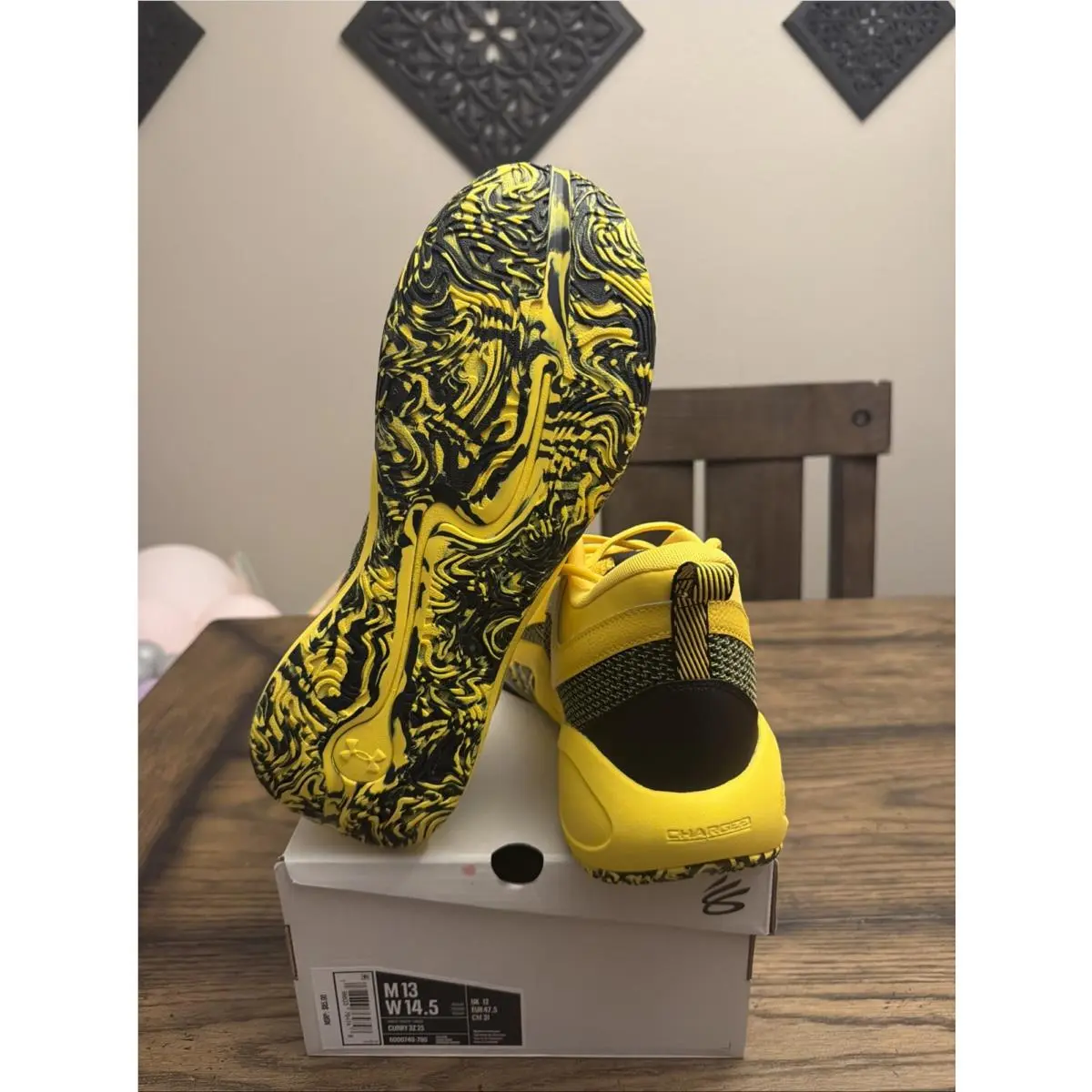 Under Armour shoes - Under Armour Curry 3 - Curry - Yellow 4