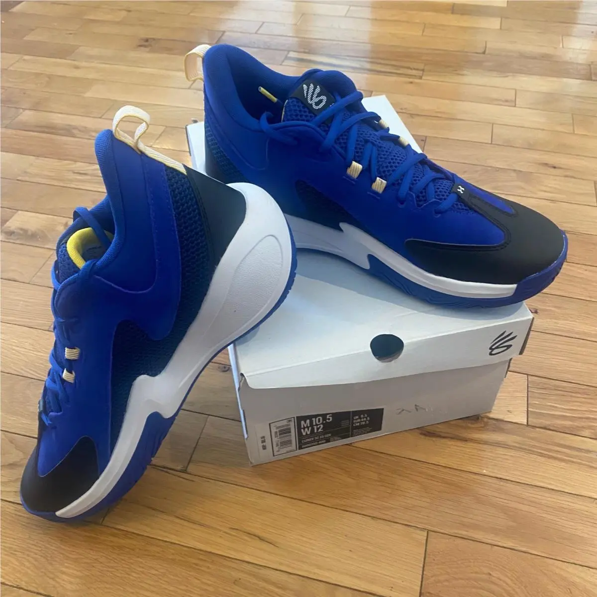 Under Armour Curry 3Z 25 Sde Mens Basketball Shoes Size 10.5 Royal