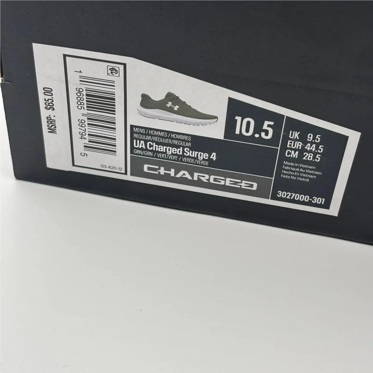 Under Armour shoes - Under Armour Charged Surge 4 - Green 0