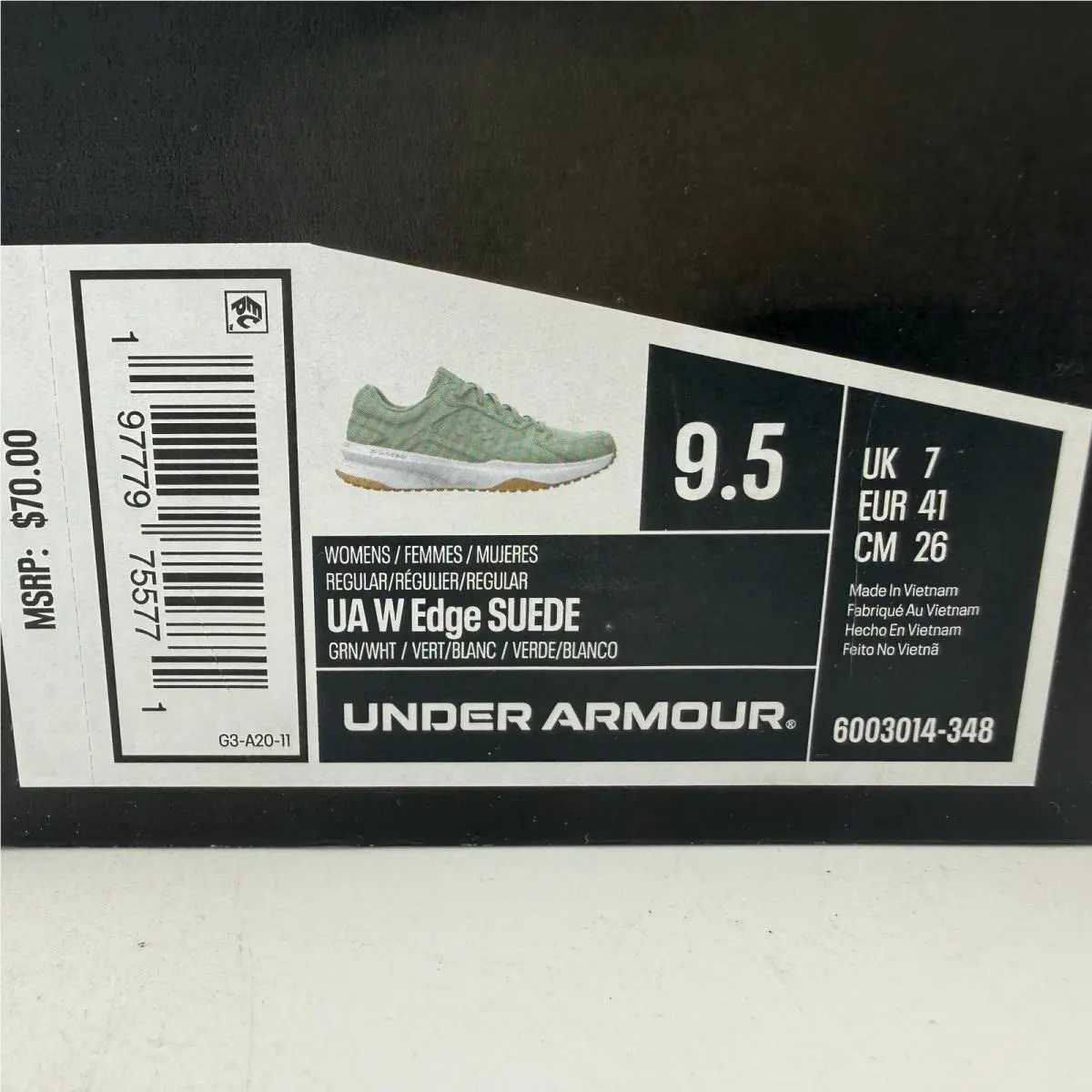 Under Armour shoes - UA W Edge Suede - Edge Suede - Green 0