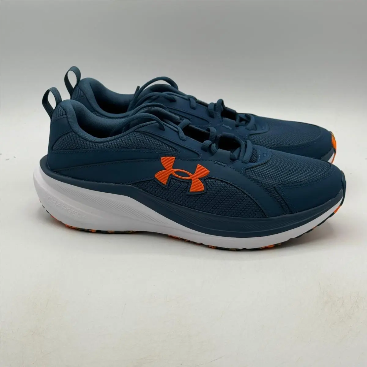 Under Armour UA Assert 11 Shoes Mens Size 11 Blue Orange Running 3027622-401