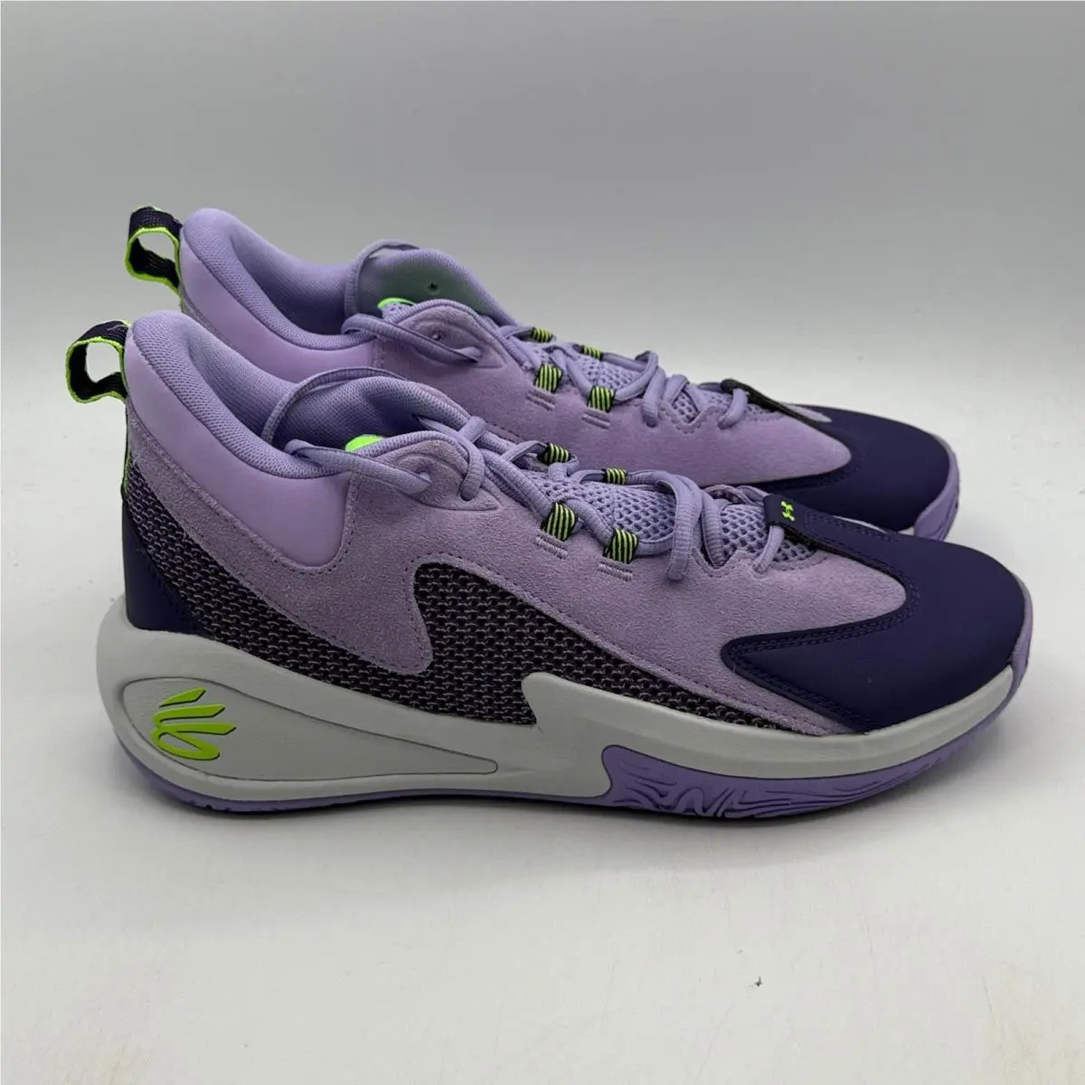 Under Armour Curry 3Z25 Sde Shoes Mens 10.5 Purple Violet Basketball 6000750-538