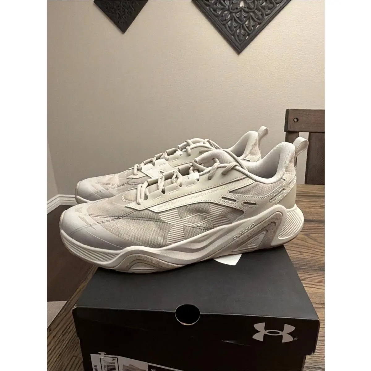 Under Armour shoes - Under Armour Charged Commit TR 5 - Beige (UPC: 198633945505) 1