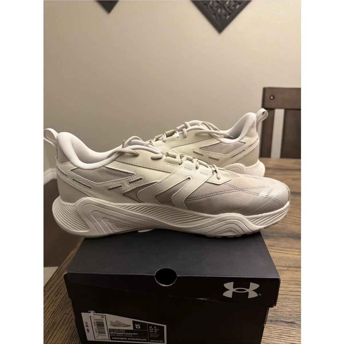 Under Armour shoes - Under Armour Charged Commit TR 5 - Beige (UPC: 198633945505) 3