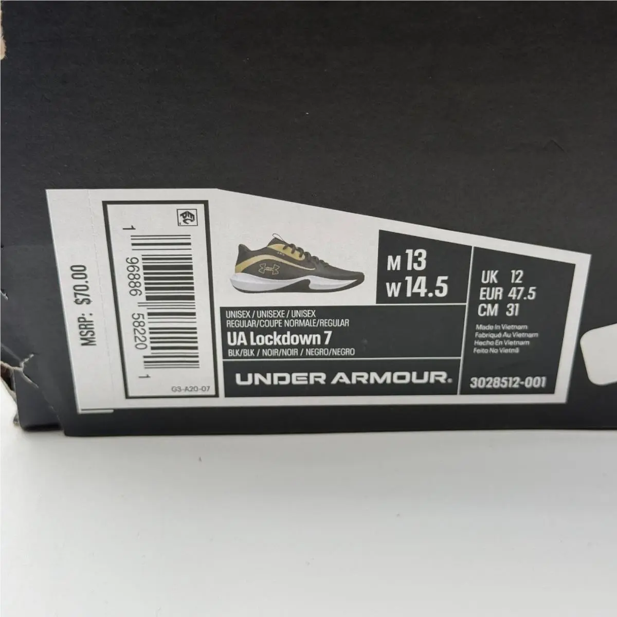 Under Armour shoes - UA Lockdown 7 - Lockdown - Black 5