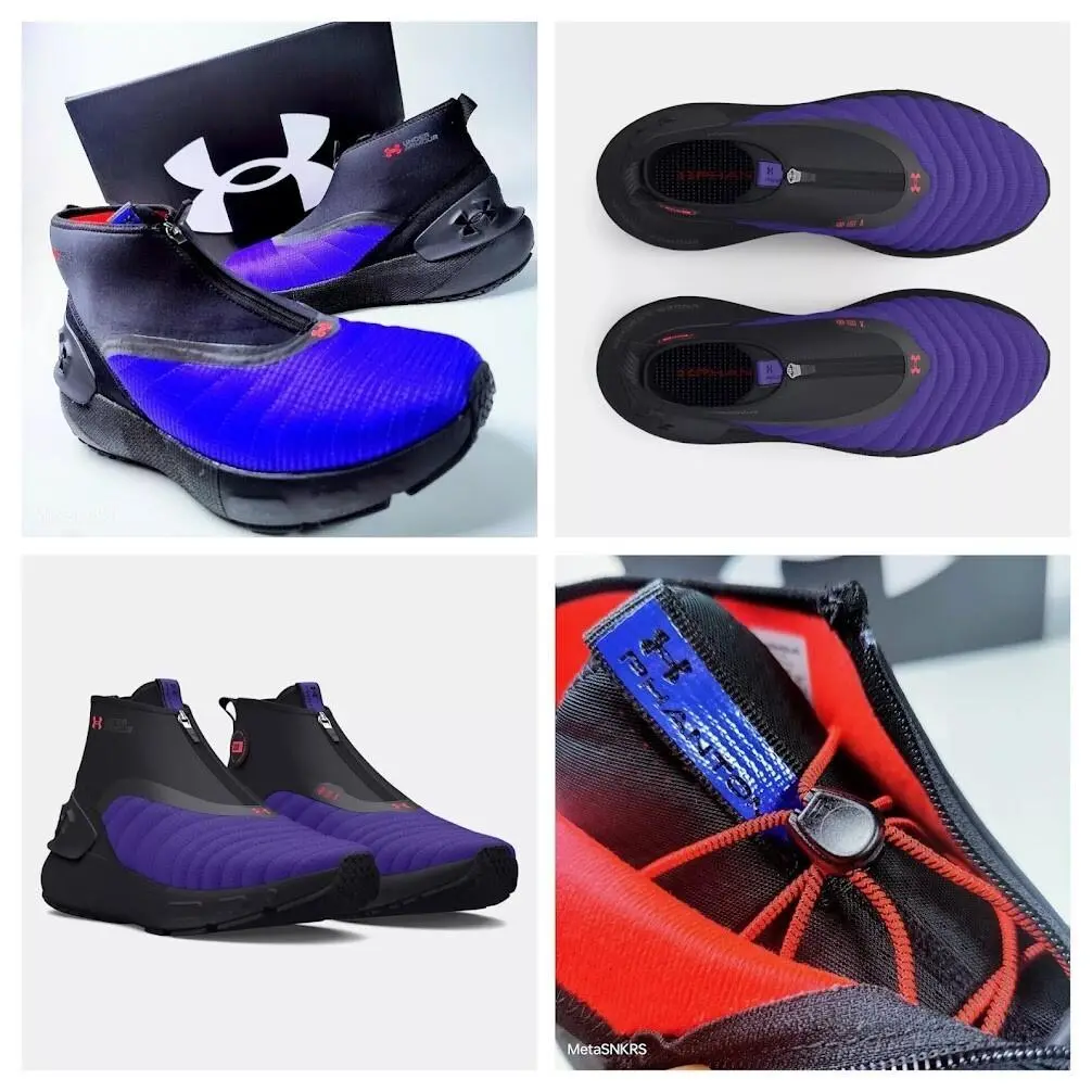 Under Armour shoes - Under Armour HOVR Phantom - HOVR Phantom - 3026802-500 - Electric Purple-Black 0