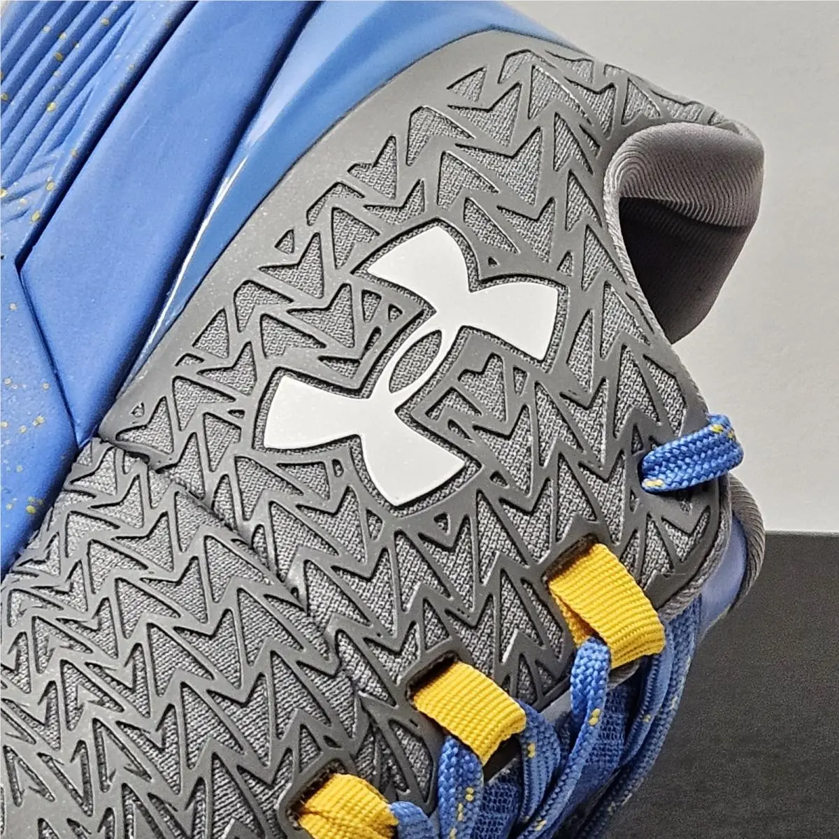 Under Armour shoes - Under Armour Clutchfit Drive 3 - 1274422-035 - Blue / Gray / Yellow / White, Manufacturer: STL (Steel) / WTR (Water) / WHT (White) (UPC: 190085879872) 12