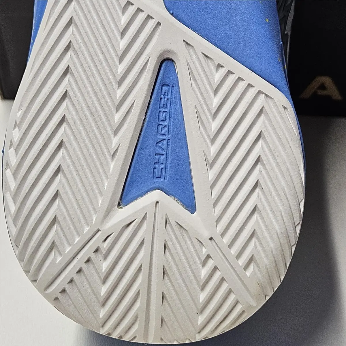 Under Armour shoes - Under Armour Clutchfit Drive 3 - 1274422-035 - Blue / Gray / Yellow / White, Manufacturer: STL (Steel) / WTR (Water) / WHT (White) (UPC: 190085879872) 14