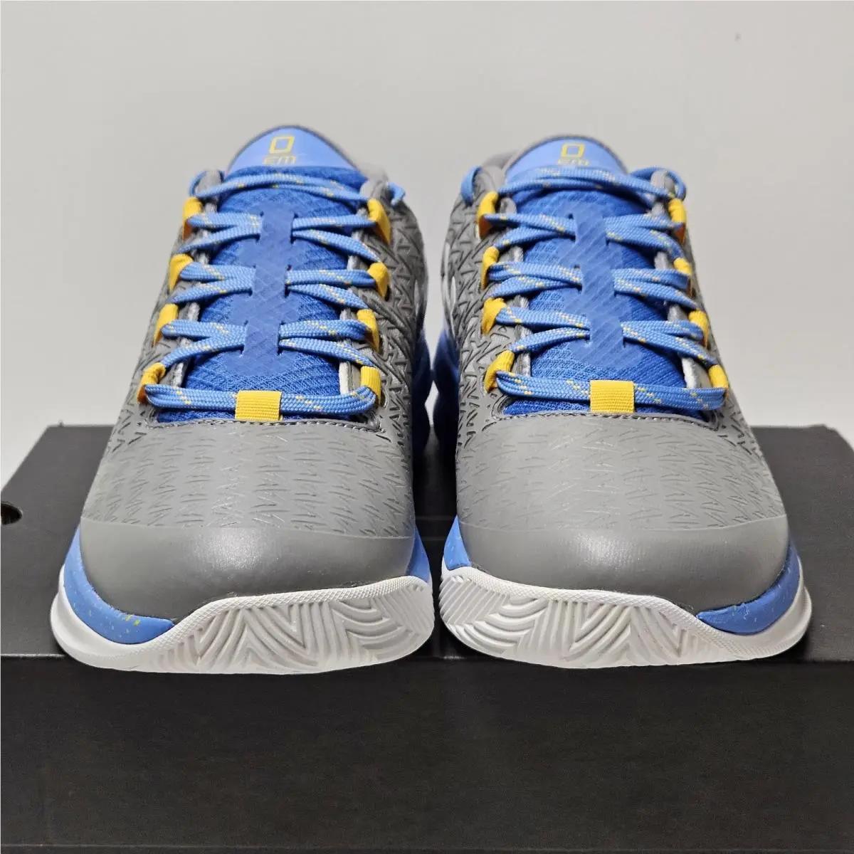 Under Armour shoes - Under Armour Clutchfit Drive 3 - 1274422-035 - Blue / Gray / Yellow / White, Manufacturer: STL (Steel) / WTR (Water) / WHT (White) (UPC: 190085879872) 2