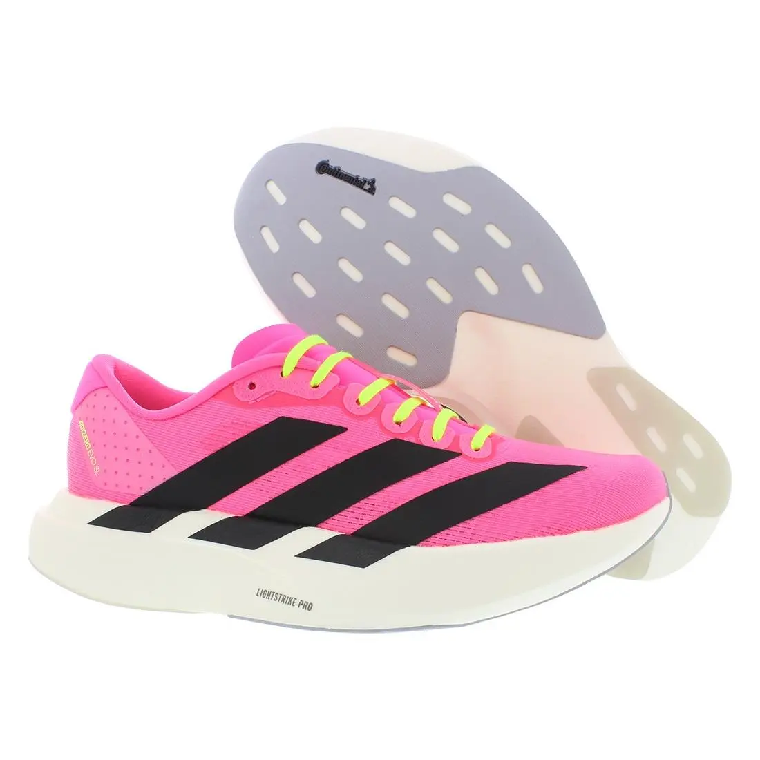 Adidas Adizero Evo SL Womens Shoes Size 6 Color: Lucid Pink/core - Lucid Pink/Core Black/Footwear White, Main: Pink