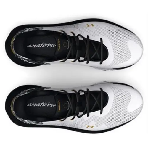 Under Armour shoes - WHITE-BLACK-METALLIC GOLD (UPC: 195253712845) 1