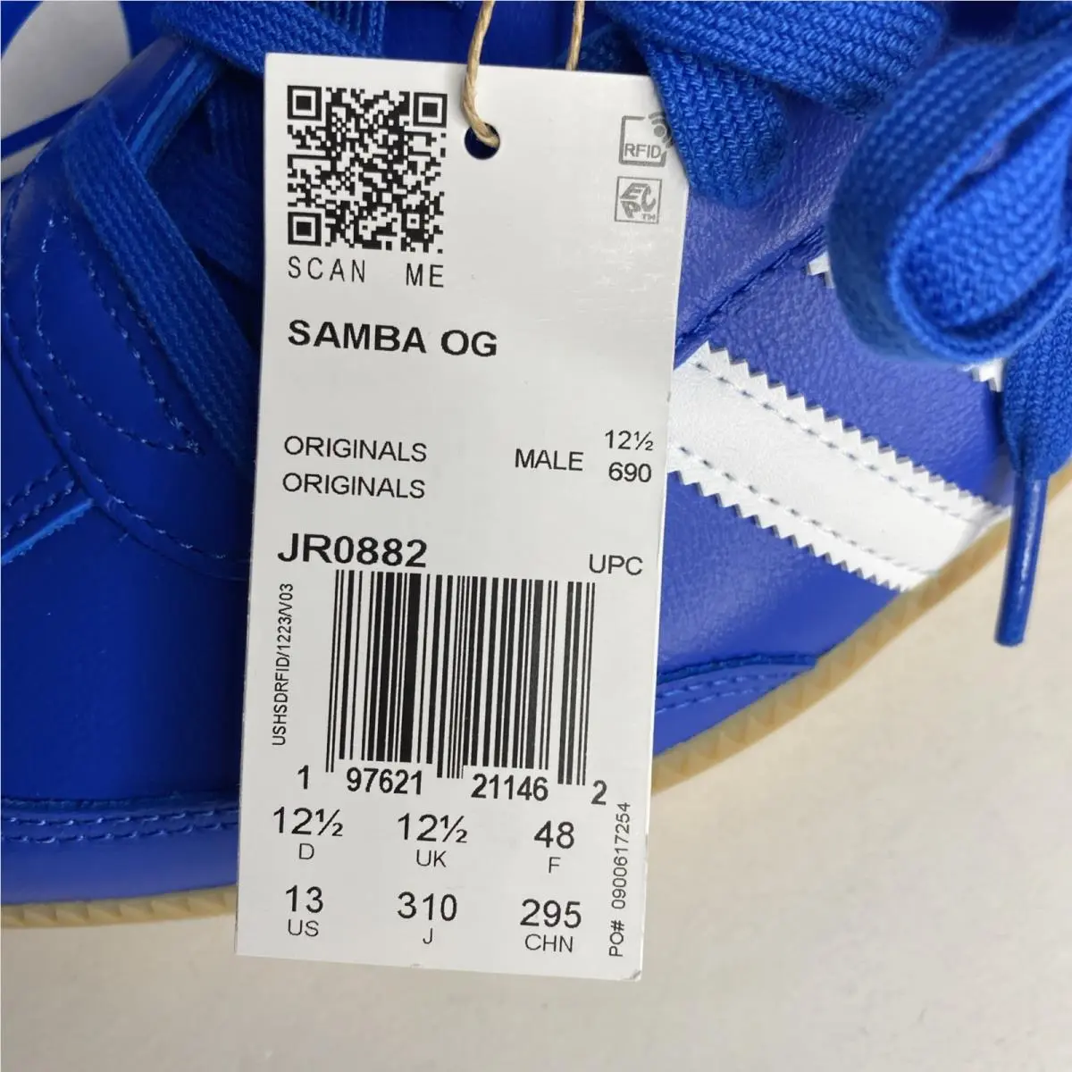 Adidas shoes - adidas Samba - Samba - JR0882 - Blue (UPC: 0197621211462) 1