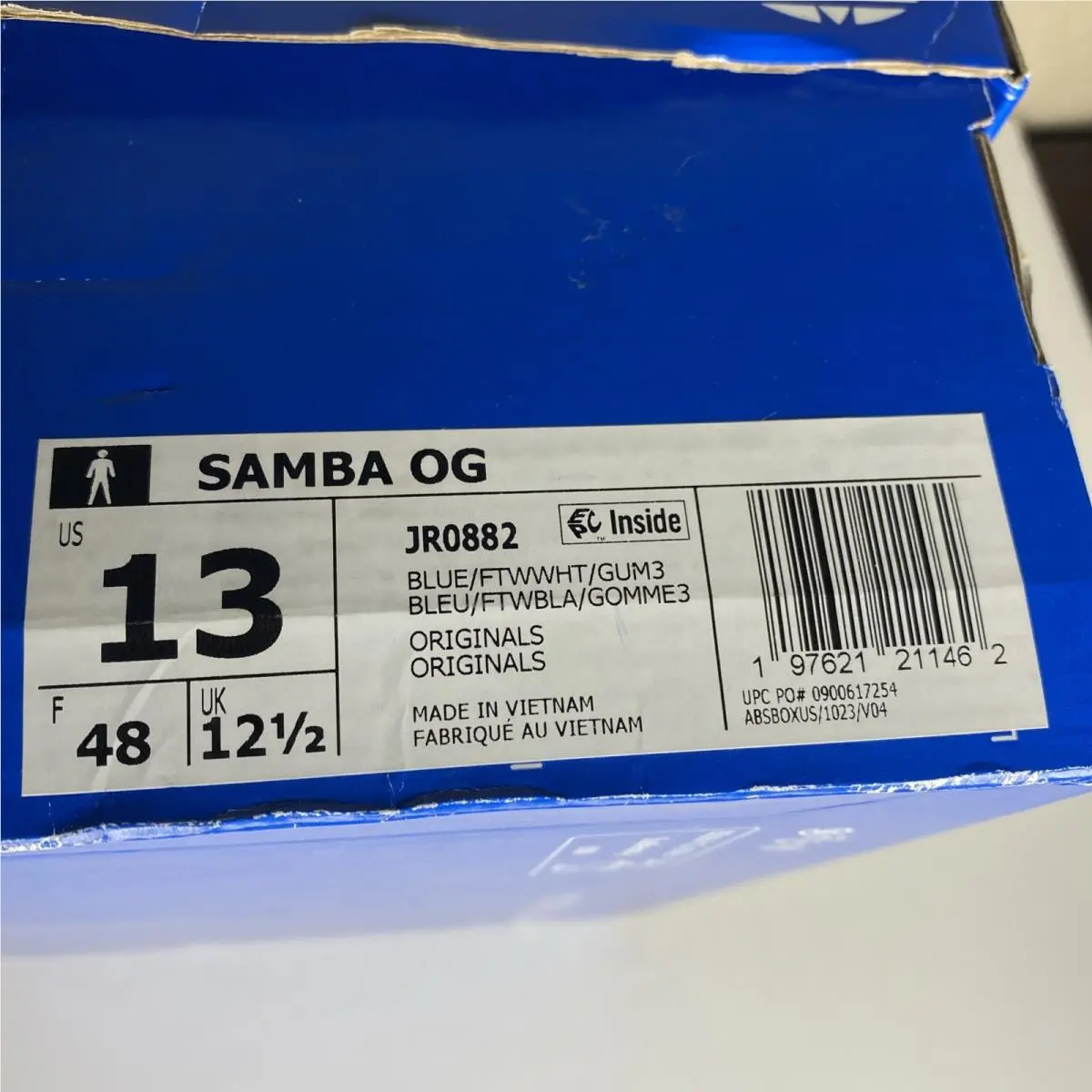 Adidas shoes - adidas Samba - Samba - JR0882 - Blue (UPC: 0197621211462) 6