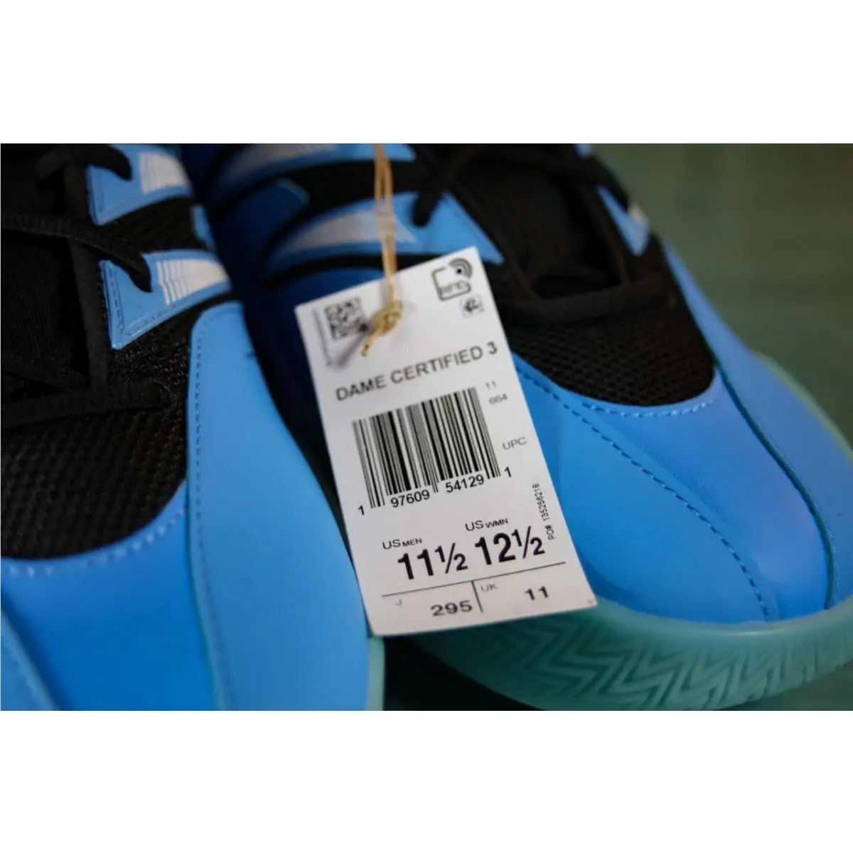 Adidas shoes - Dame Certified 3 - Dame Certified - IH8466 - Blue (UPC: 197609541291) 11