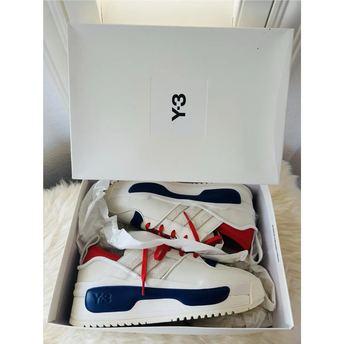 Adidas shoes - Adidas Y-3 Rivalry - Rivalry - IE7260 - Off-White/Unity Ink/Lush Red 9