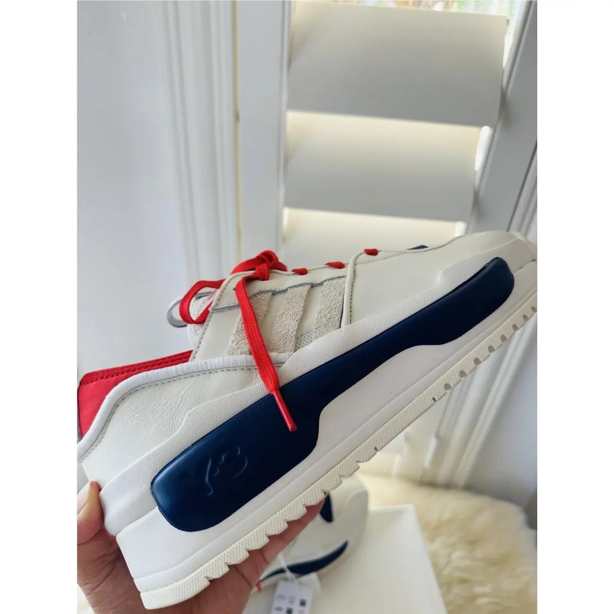 Adidas shoes - Adidas Y-3 Rivalry - Rivalry - IE7260 - Off-White/Unity Ink/Lush Red 4