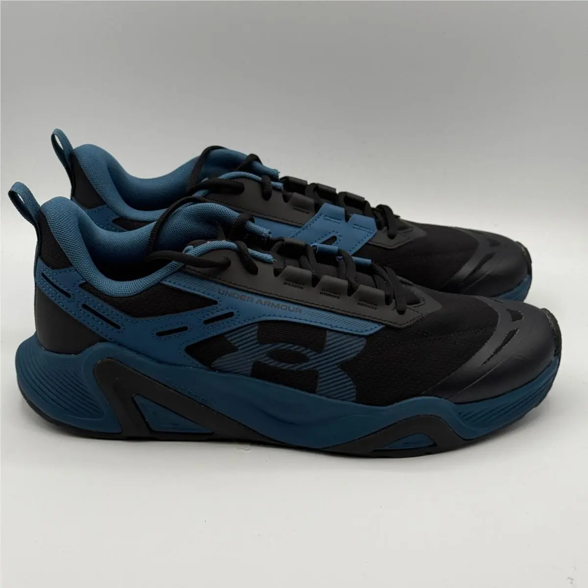Under Armour Charged Commit TR 5 Shoes Men Size 12 Blue Black 3026606-402