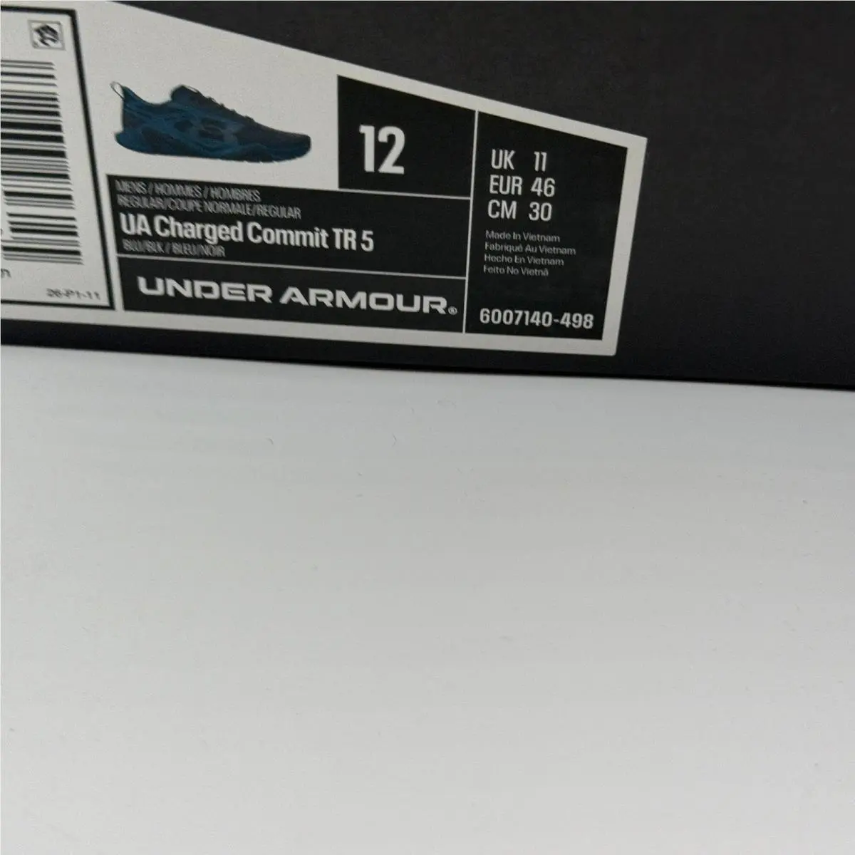 Under Armour shoes - Charged Commit TR 5 - Charged Commit - Blue 5