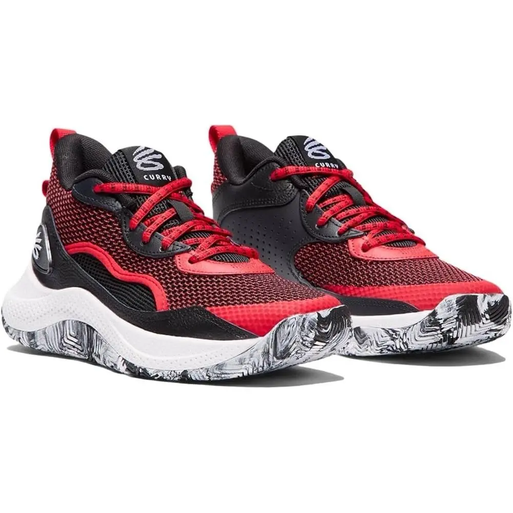 Under Armour shoes - Under armour Curry 3 - Curry - Black/Red/White (UPC: 0197779061384) 2