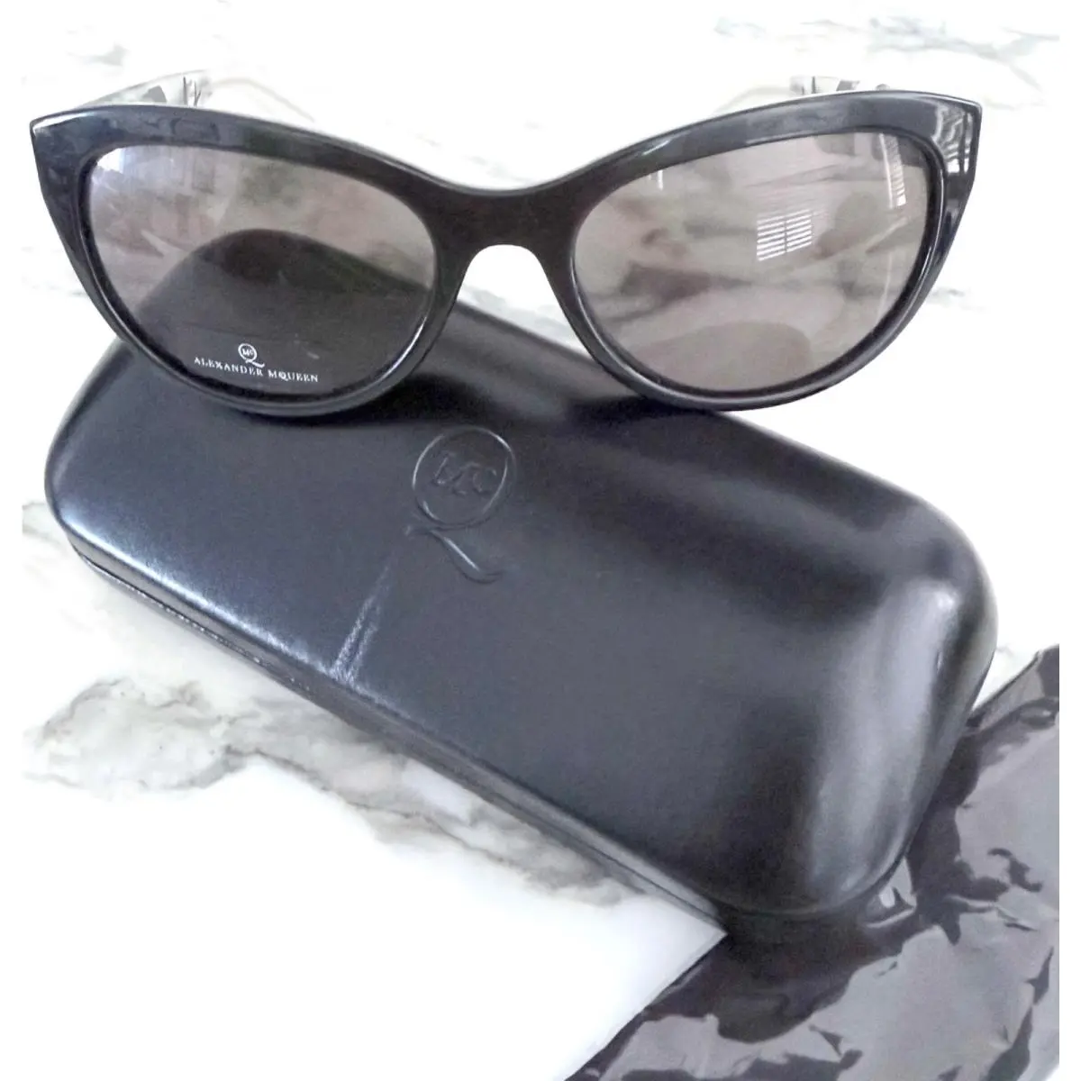 Alexander Mcqueen Mcq 0020/S Sunglasses Black/gray by Alexander McQueen
