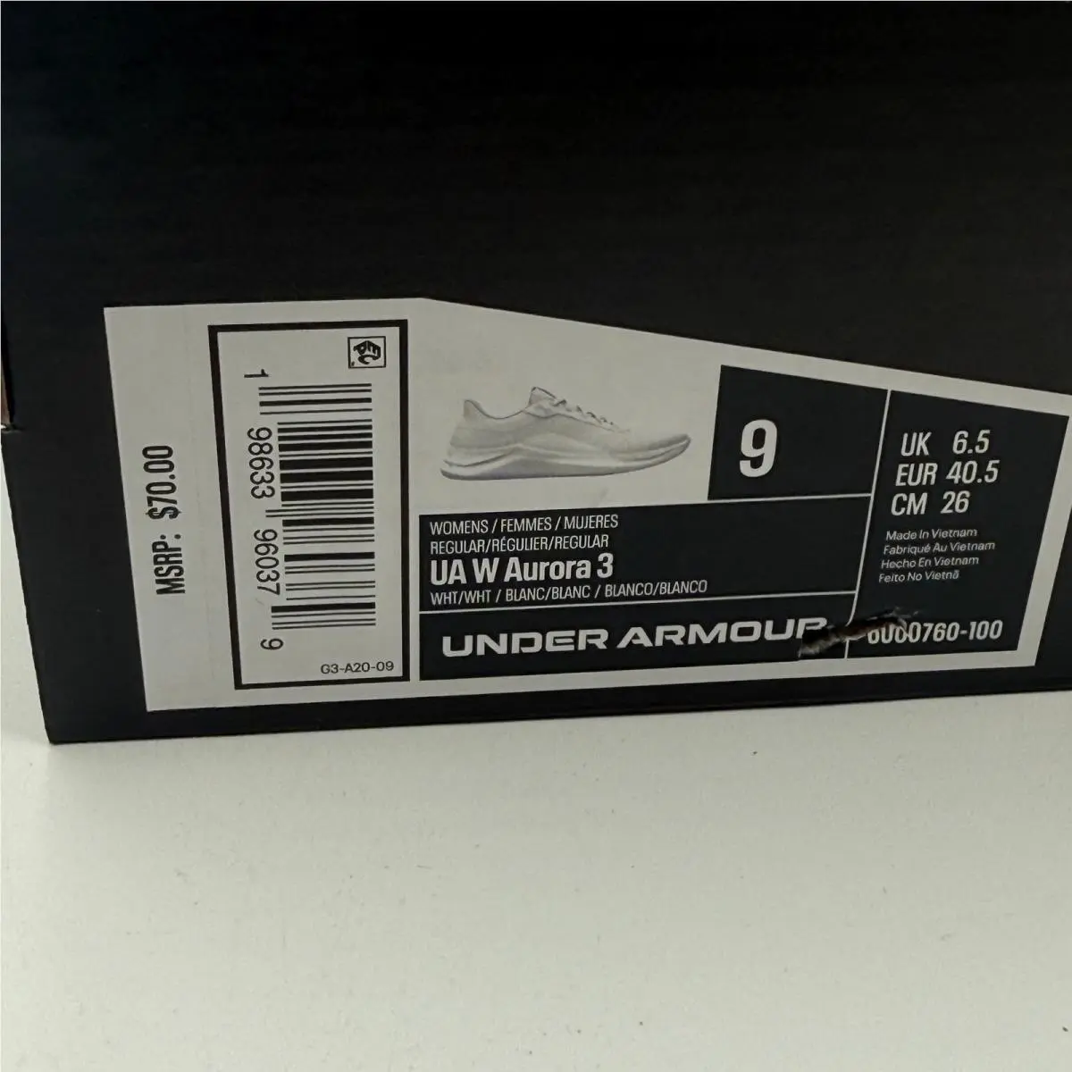 Under Armour shoes - UA W Aurora 3 - Aurora - White 4
