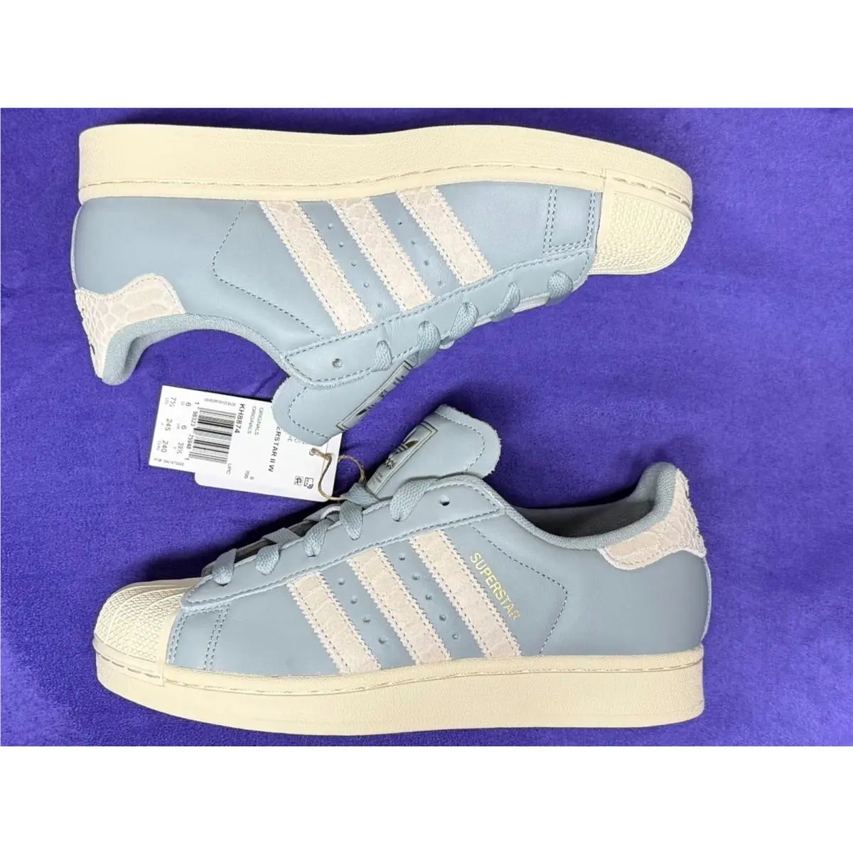 Adidas Superstar II W KH8874 Womens Wonder Sage Sz 7.5