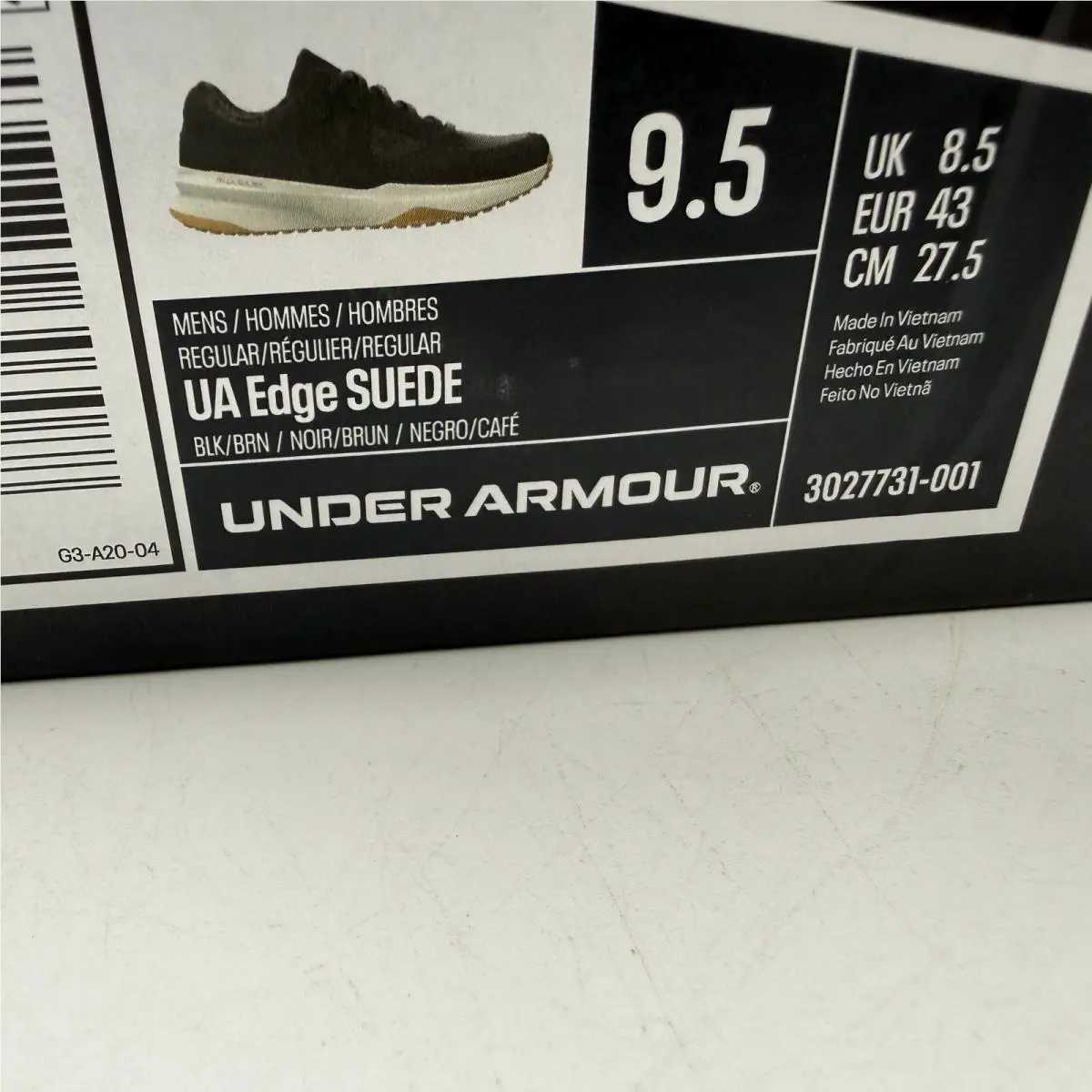 Under Armour shoes - UA Edge Suede - Edge Suede - Black 0