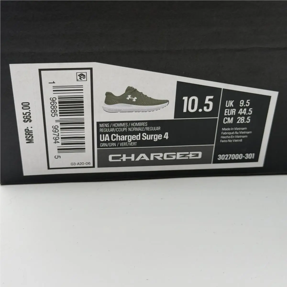 Under Armour shoes - Under Armour Charged Surge 4 - Green 5