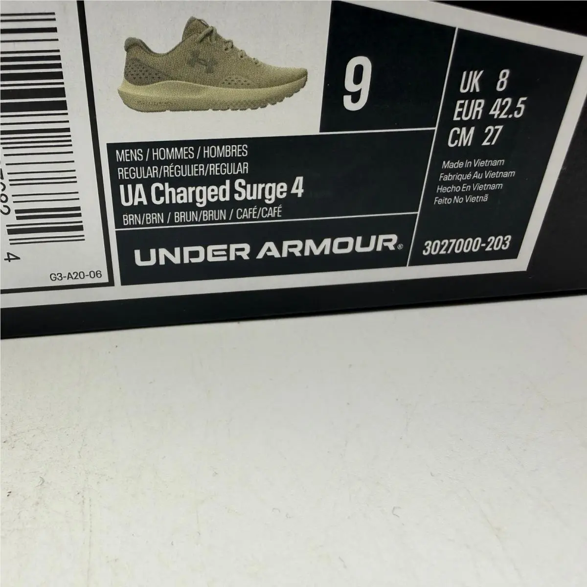 Under Armour shoes - Under Armour Charged Surge 4 - Brown 0
