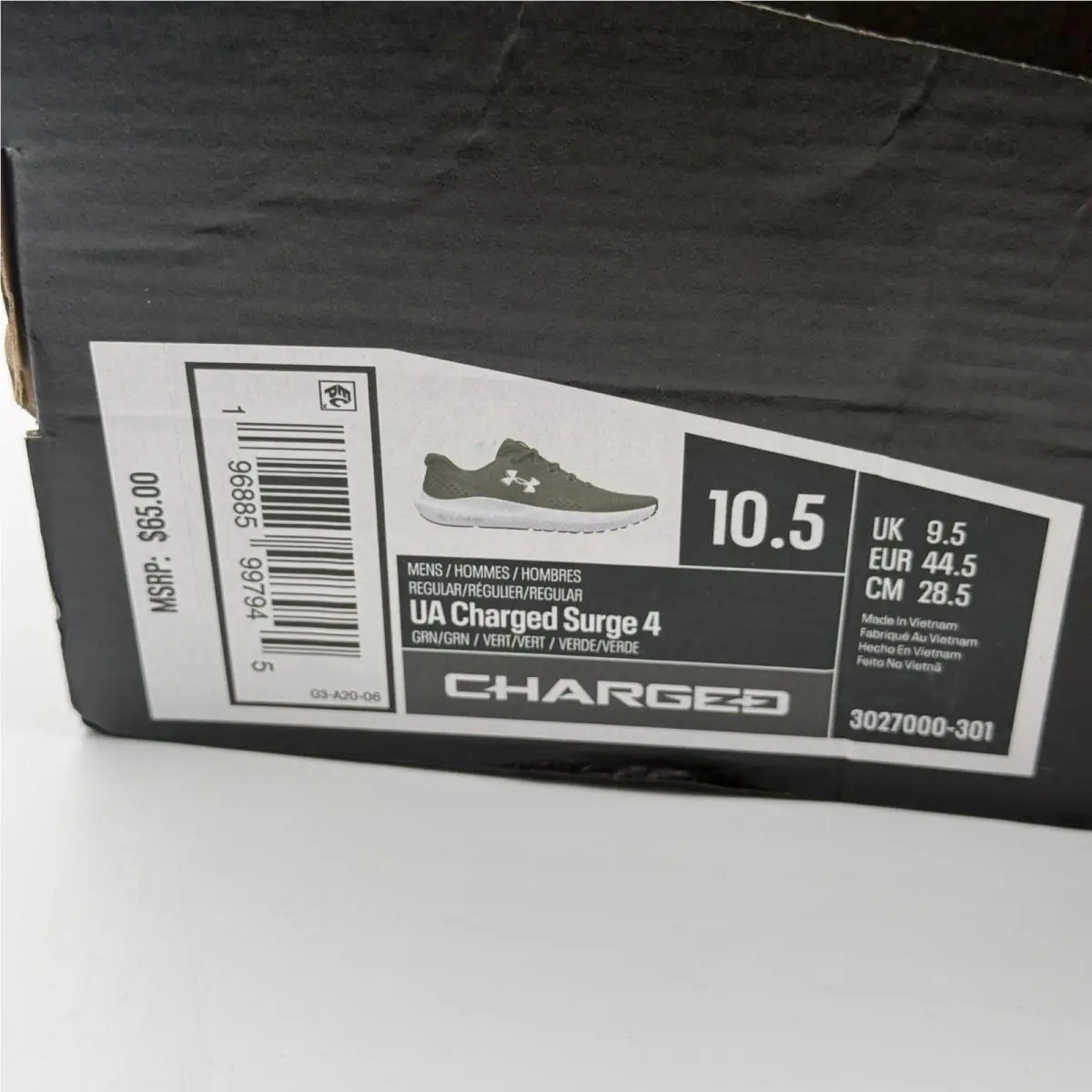 Under Armour shoes - Under Armour Charged Surge 4 - Green 5