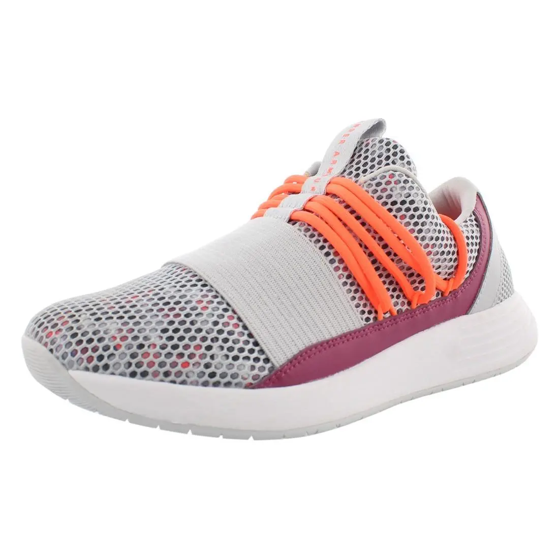 Under Armour shoes - Halo Gray/Pink Quartz, Main: White (UPC: 192811232487) 0