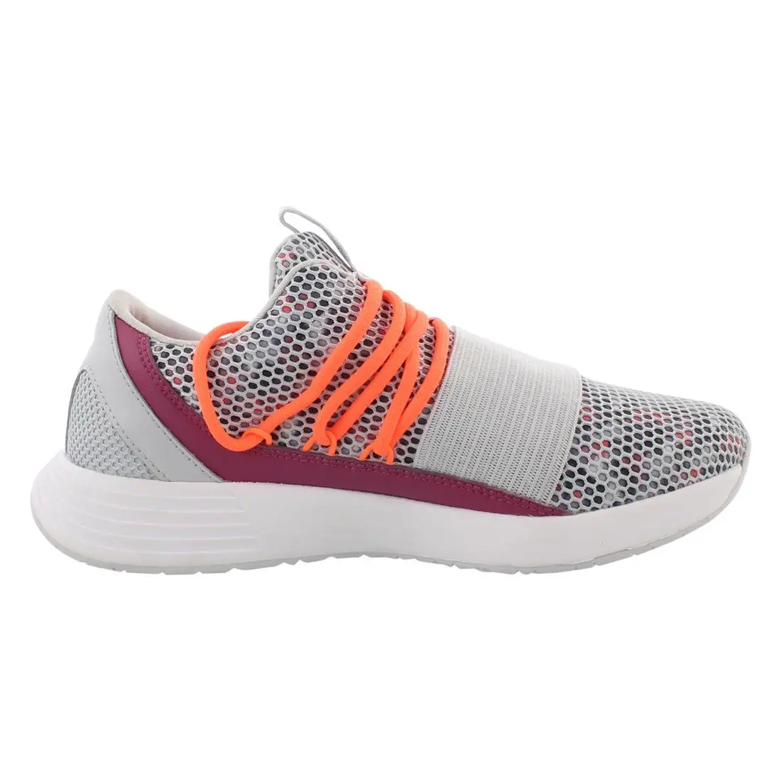 Under Armour shoes - Halo Gray/Pink Quartz, Main: White (UPC: 192811232487) 1