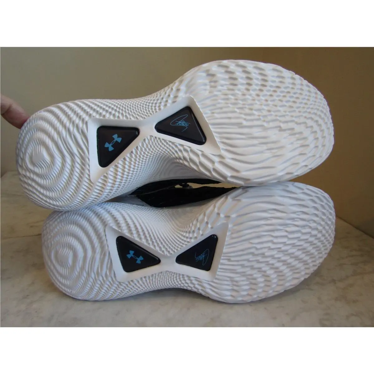 Under Armour shoes - Under Armour Team Curry - Team Curry - White/Blue (UPC: 196039308870) 5