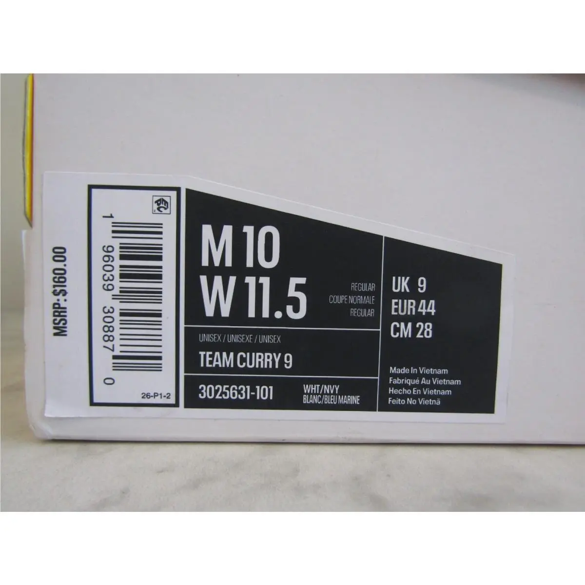 Under Armour shoes - Under Armour Team Curry - Team Curry - White/Blue (UPC: 196039308870) 6