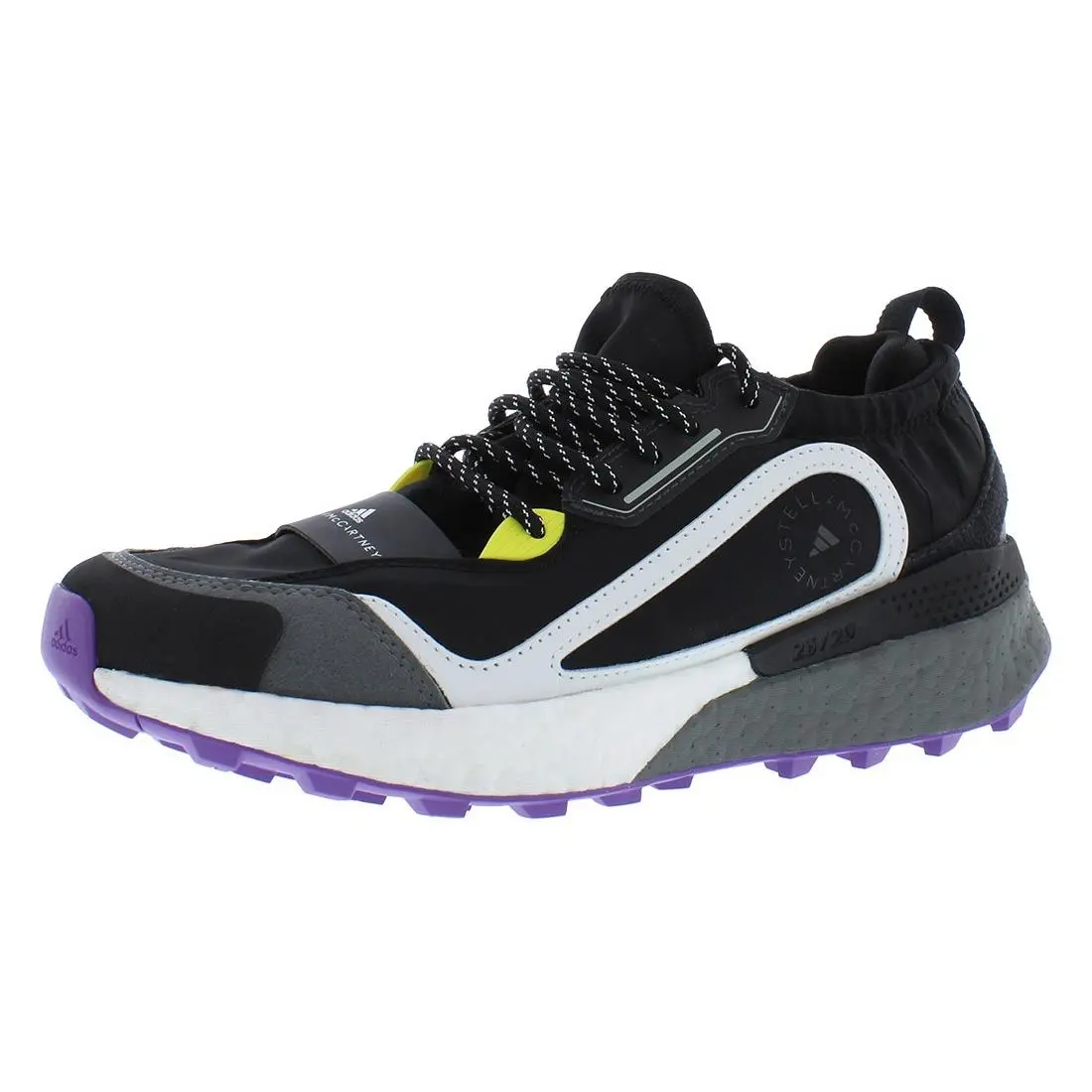 Adidas shoes - Core Black/Active Purple/Shocking Yellow, Main: Black (UPC: 195740187903) 0