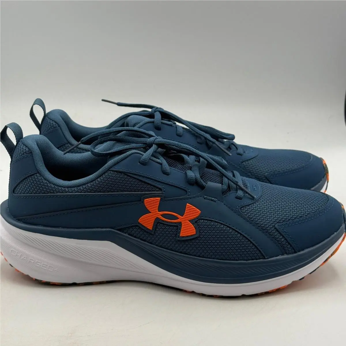 Under Armour UA Assert 11 Shoes Mens Size 11 Blue Orange Running 3027711-401