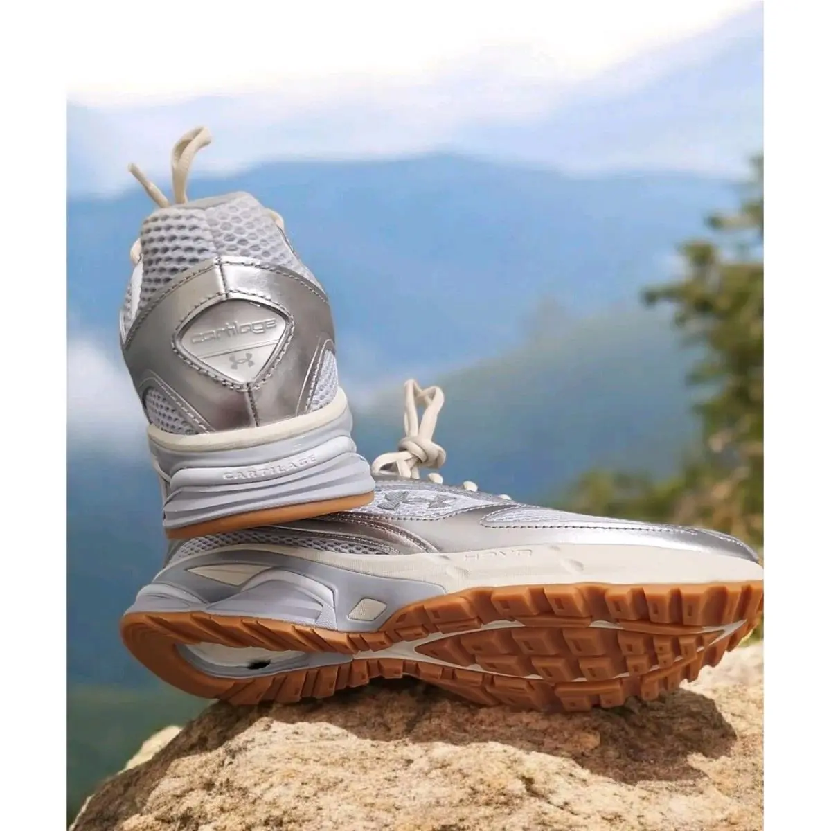 Under Armour shoes - Under Armour Apparition - Apparition - 3027595-102 - Silver 1